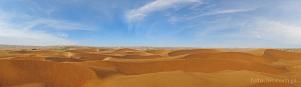 1BBG-1000; 9530 x 2800 pix; Azja, Indie, pustynia, pustynia Thar, Thar, wydma, piasek, niebo, chmury