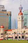 Azja; Malezja; Kuala Lumpur; miasto; Sultan Abdul Samad; wieowiec; Wiee Petronas