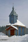 0432-0730; 2406 x 3593 pix; Szastay, cerkiew, cerkiew pw. Matki Boej Sporitielnicy Chlebow, nieg, zima