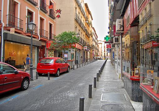 Hiszpania; Madryt; ulica