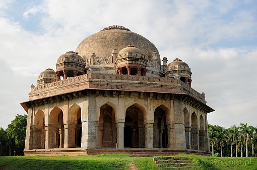 Azja; Indie; Delhi; ogrody Lodich; grobowiec Mohammeda Shaha