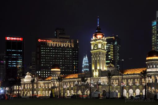 Azja; Malezja; Kuala Lumpur; miasto; Sultan Abdul Samad