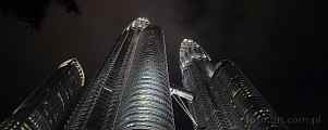 1BF1-0730; 5830 x 2344 pix; Azja, Malezja, Kuala Lumpur, miasto, wieżowiec, Wieże Petronas