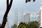1BF1-0850; 4001 x 2658 pix; Azja, Malezja, Kuala Lumpur, miasto, wieżowiec, Wieże Petronas