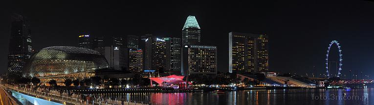Azja; Singapur; miasto; zatoka; wieżowiec; Esplanade - Theatres on the Bay