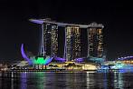 1BH1-0432; 4026 x 2674 pix; Azja, Singapur, miasto, zatoka, wieżowiec, Marina Bay Sands