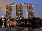 1BH1-0446; 4542 x 3407 pix; Azja, Singapur, miasto, zatoka, wieżowiec, Marina Bay Sands