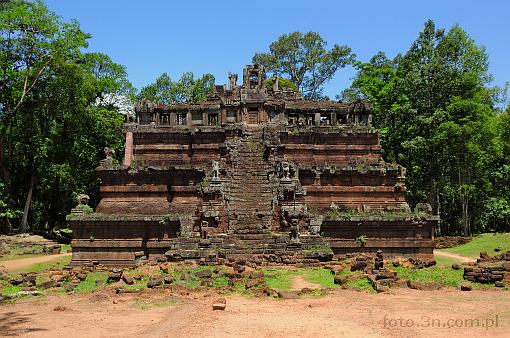Azja; Kamboda; Angkor; Angkor Thom; Phimeanakas; Prasat Phimean Akas; witynia Niebiaska; Vimeanakas