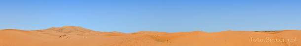 1CD1-1310; 17966 x 2854 pix; Afryka, Maroko, Sahara, pustynia, wydma, piasek