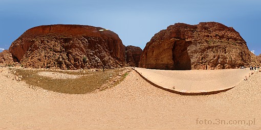 Afryka; Maroko; Atlas; góry; droga; w±wóz; w±wóz Todra