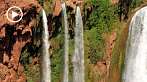 1CE5-1010; 1280 x 720 pix; Afryka, Maroko, Ouzoud falls, wodospad