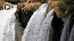 1CE5-1020; 1280 x 720 pix; Afryka, Maroko, Ouzoud falls, wodospad