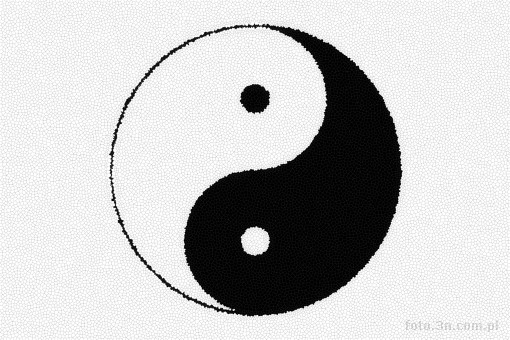yin; yang; symbol yin yang; mozaika