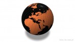 9101-1290; 3840 x 2160 pix; Ziemia, globus, mapa, siatka kartograficzna, kontynent
