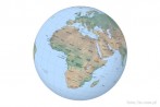 9101-0112; 6600 x 4400 pix; globus, Ziemia, Afryka, siatka kartograficzna