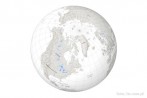 globus; Ziemia; Arktyka; siatka kartograficzna