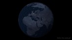 mapa; globus; kontynent; noc; siatka kartograficzna