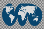 9101-0204; 283 x 159 pix; mapa, kontynent, Ameryka Pnocna, Ameryka Poudniowa, Europa, Azja, Afryka, Australia