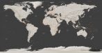 9101-3532; 10731 x 5647 pix; mapa, kontynent, Ameryka Pnocna, Ameryka Poudniowa, Europa, Azja, Afryka, Australia, stolice, rzeba terenu