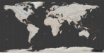 9101-3535; 10731 x 5647 pix; mapa, kontynent, Ameryka Pnocna, Ameryka Poudniowa, Europa, Azja, Afryka, Australia, stolice, rzeba terenu