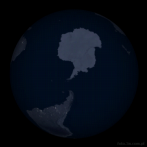 9512-4480; 4500 x 4500 pix; Ziemia, kosmos, Antarktyda, noc