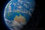 9512-2152; 4500 x 3000 pix; Ziemia, kosmos, Australia, atmosfera