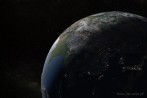 9512-0592; 5400 x 3600 pix; Ziemia, kosmos, Azja, gwiazdy, noc