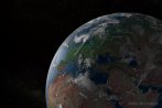 9512-0620; 4500 x 3000 pix; Ziemia, kosmos, Europa, Bliski Wschd, gwiazdy