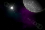 9519-5060; 4500 x 3000 pix; Merkury, planeta, flara, bysk, soce