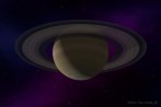 Saturn; piercienie; Soce; bysk; flara; gwiazdy; planeta; kosmos; mgawica