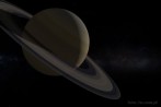 9519-0610; 5100 x 3400 pix; Saturn, piercienie, gwiazdy, planeta, kosmos, mgawica