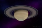 9519-0710; 5100 x 3400 pix; Saturn, piercienie, gwiazdy, planeta, kosmos, mgawica